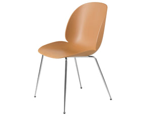 Amber Brown Dining Chair with Chrome Base | DSHOP