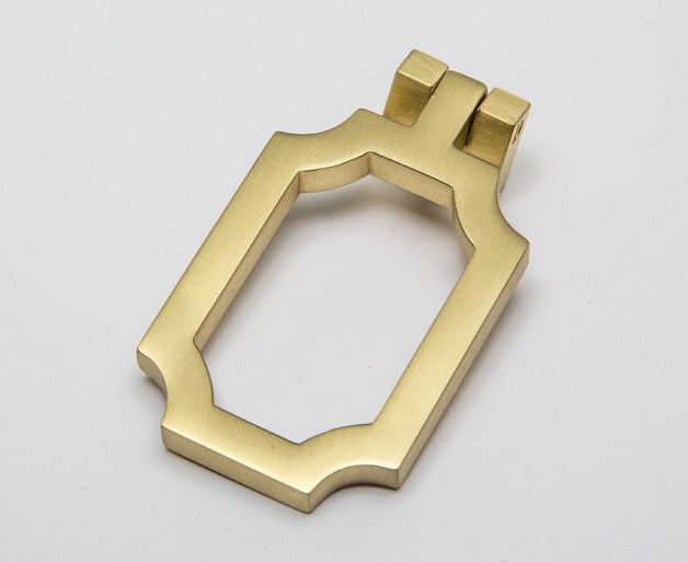Classic-03 Drop Pull in Satin Brass