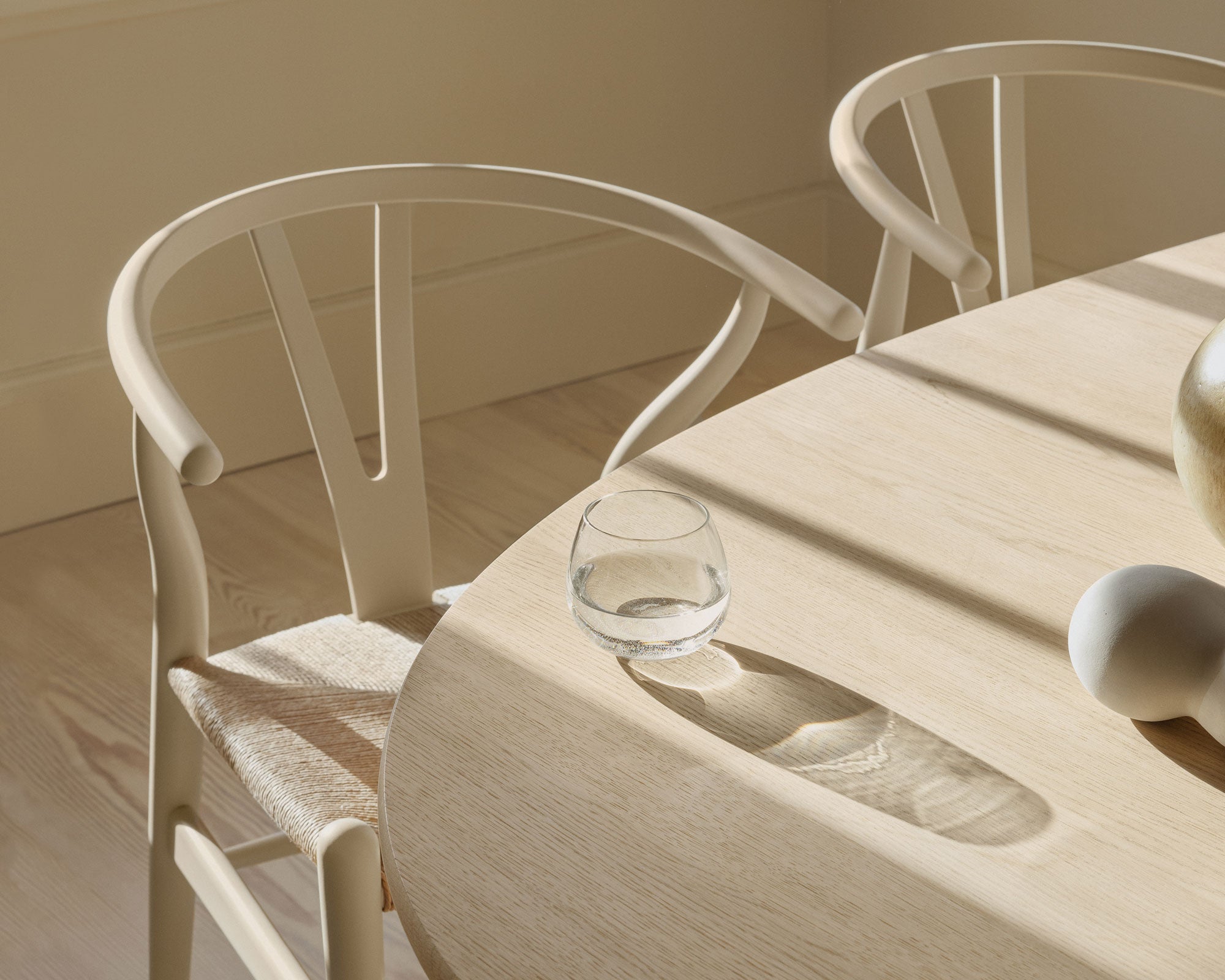 Nude Painted Wishbone Chair | DSHOP