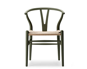 CH24 Wishbone Chair - Soft Color - Seaweed | DSHOP