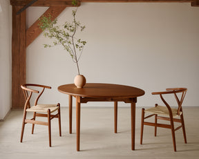 Oval Mahogany Wood Table | DSHOP