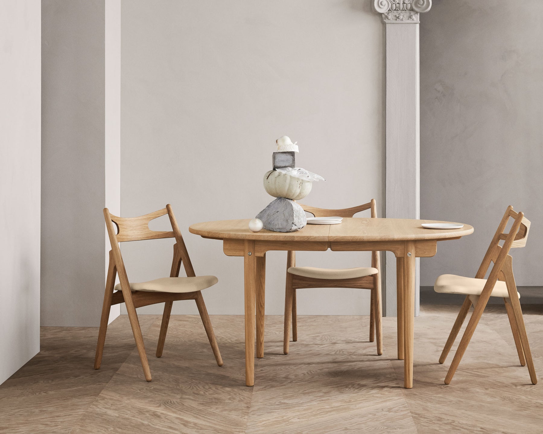 Oak Wood Dining Set | DSHOP