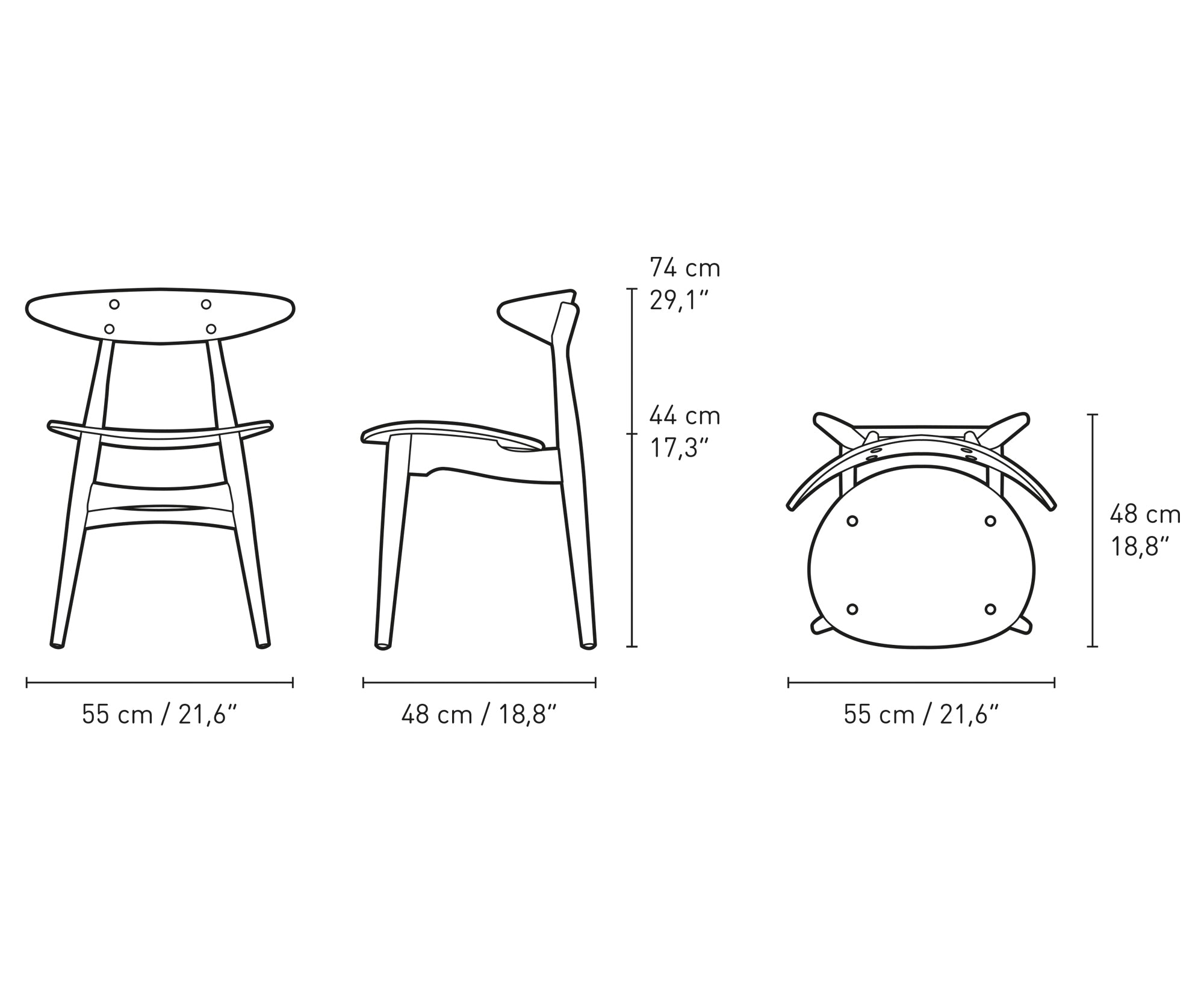 CH33T Dining Chair | DSHOP
