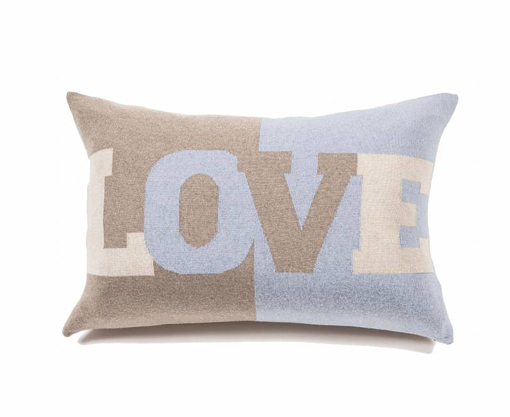 Cashmere Love Pillow - Light Blue, Sand, Ivory | DSHOP