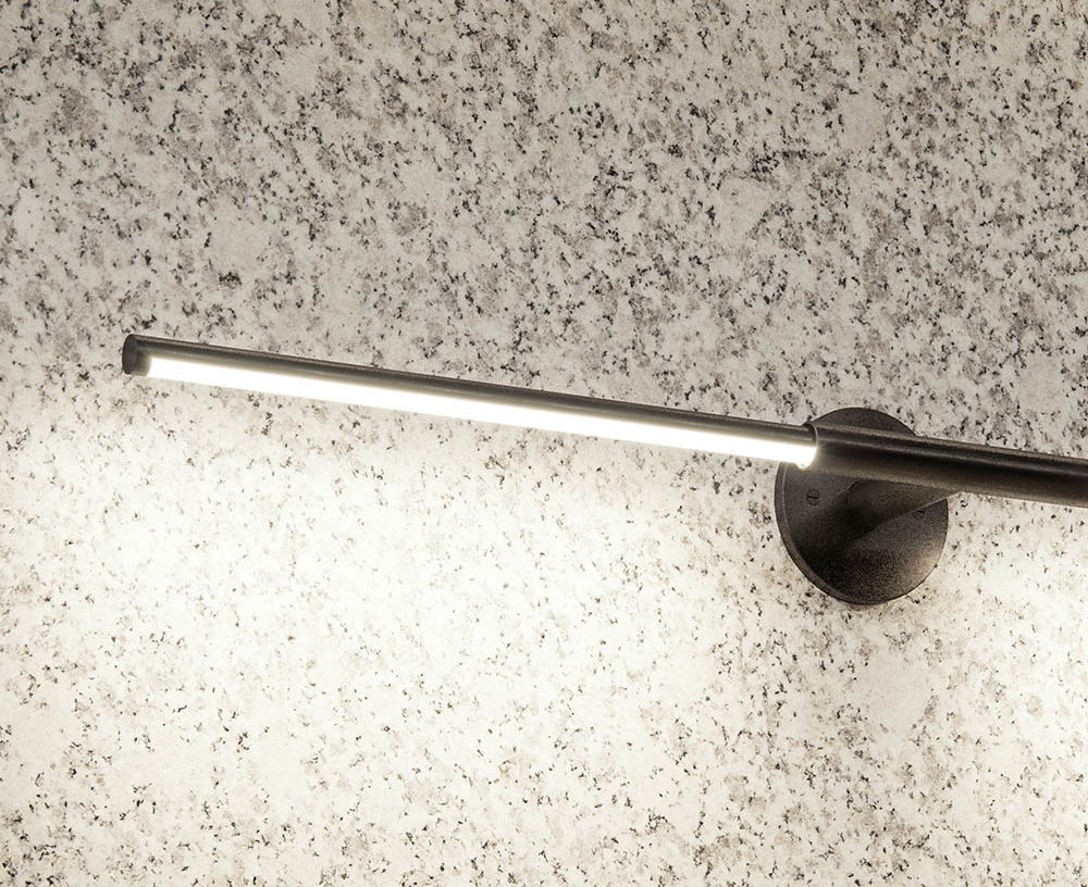 Thin Black Wall Lamp | DSHOP