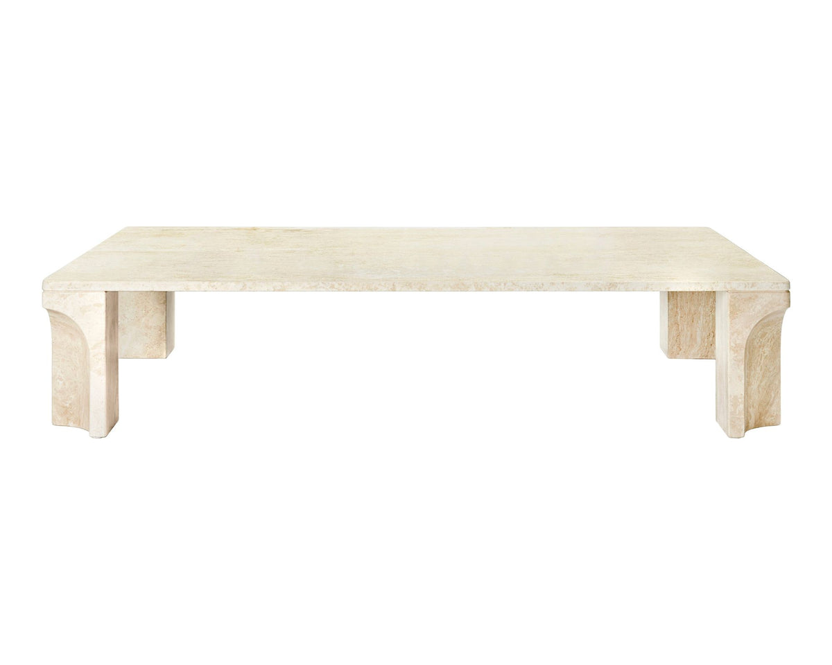 Rectangle Travertine Coffee Table | DSHOP