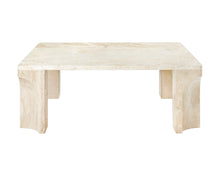 White Travertine Coffee Table | DSHOP