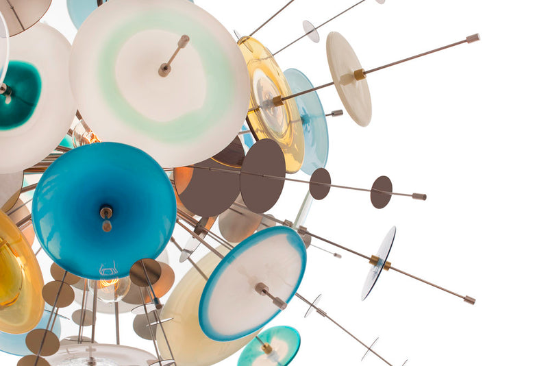 Hand Blown Glass Chandelier | DSHOP