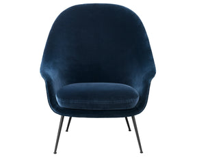 GamFratesi Lounge Chair in Velvet | DSHOP