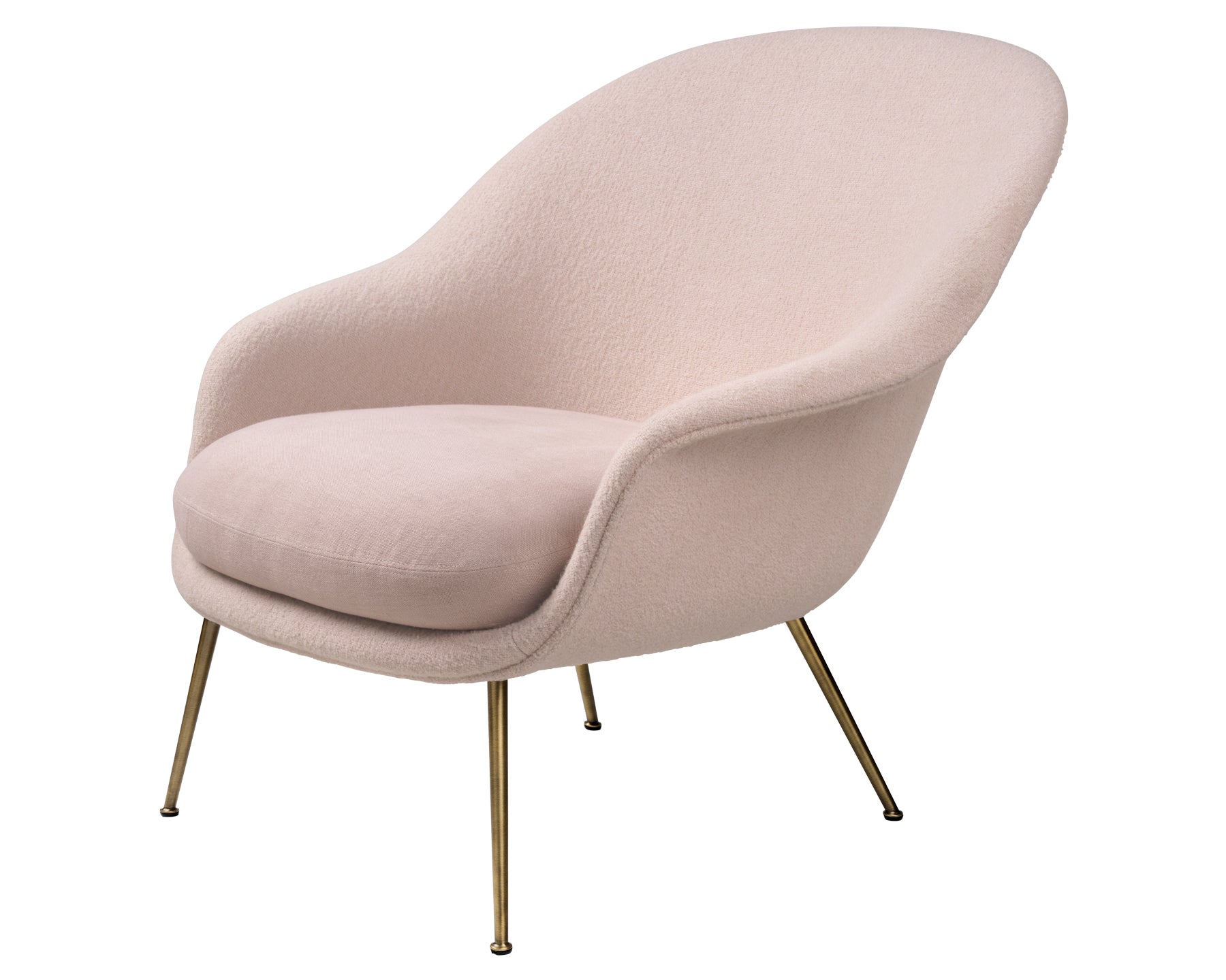 Bat Lounge Chair Low Back - Conic Base by GamFratesi | DSHOP