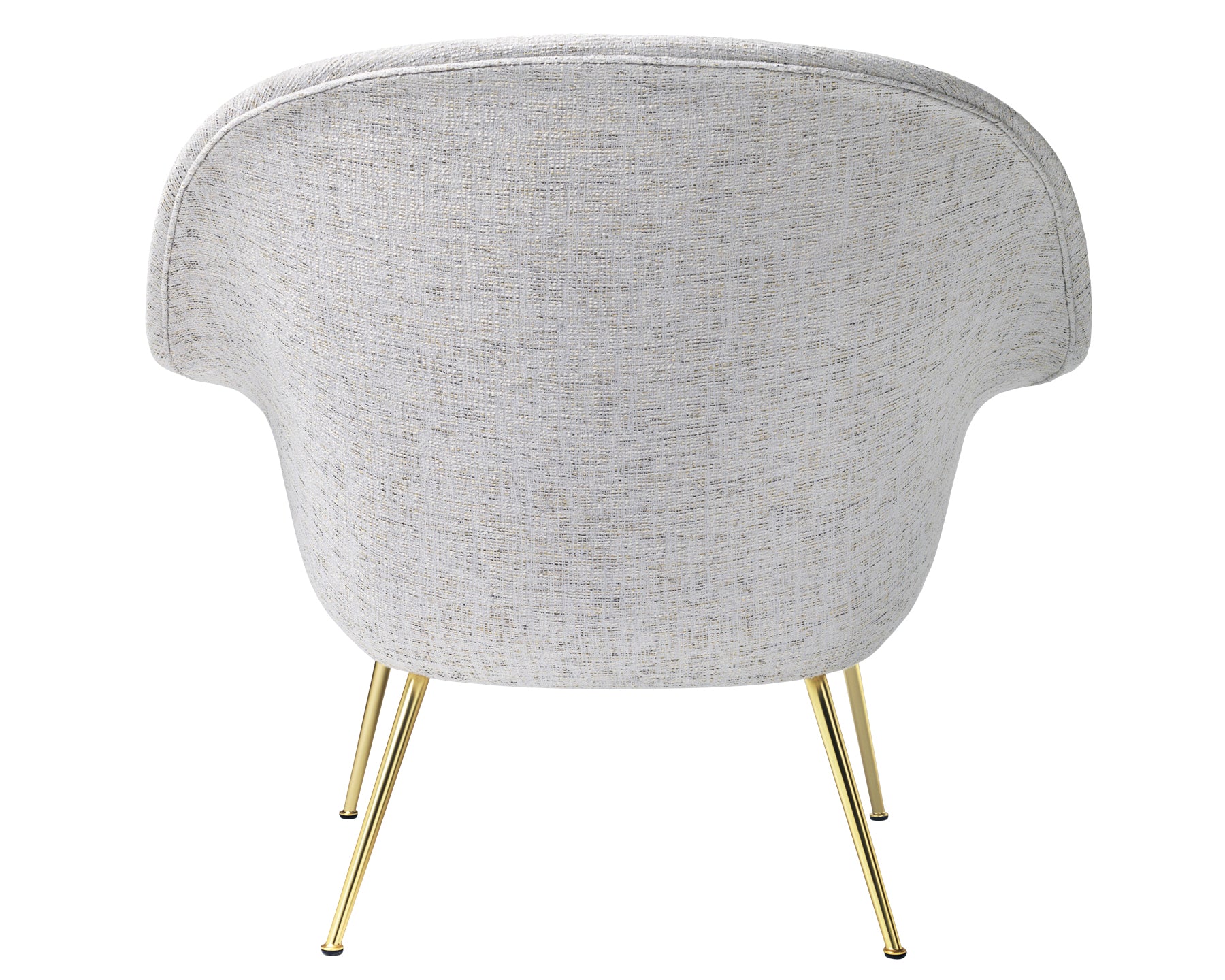 Sculptural Lounge Chair with Brass Legs | DSHOP