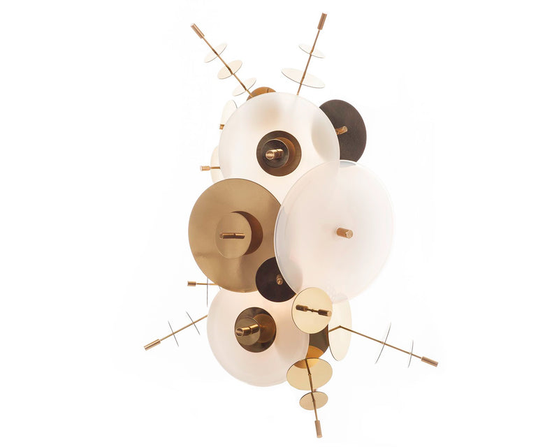 Confetti Sconce  - Cream/Opaline/Brass | DSHOP