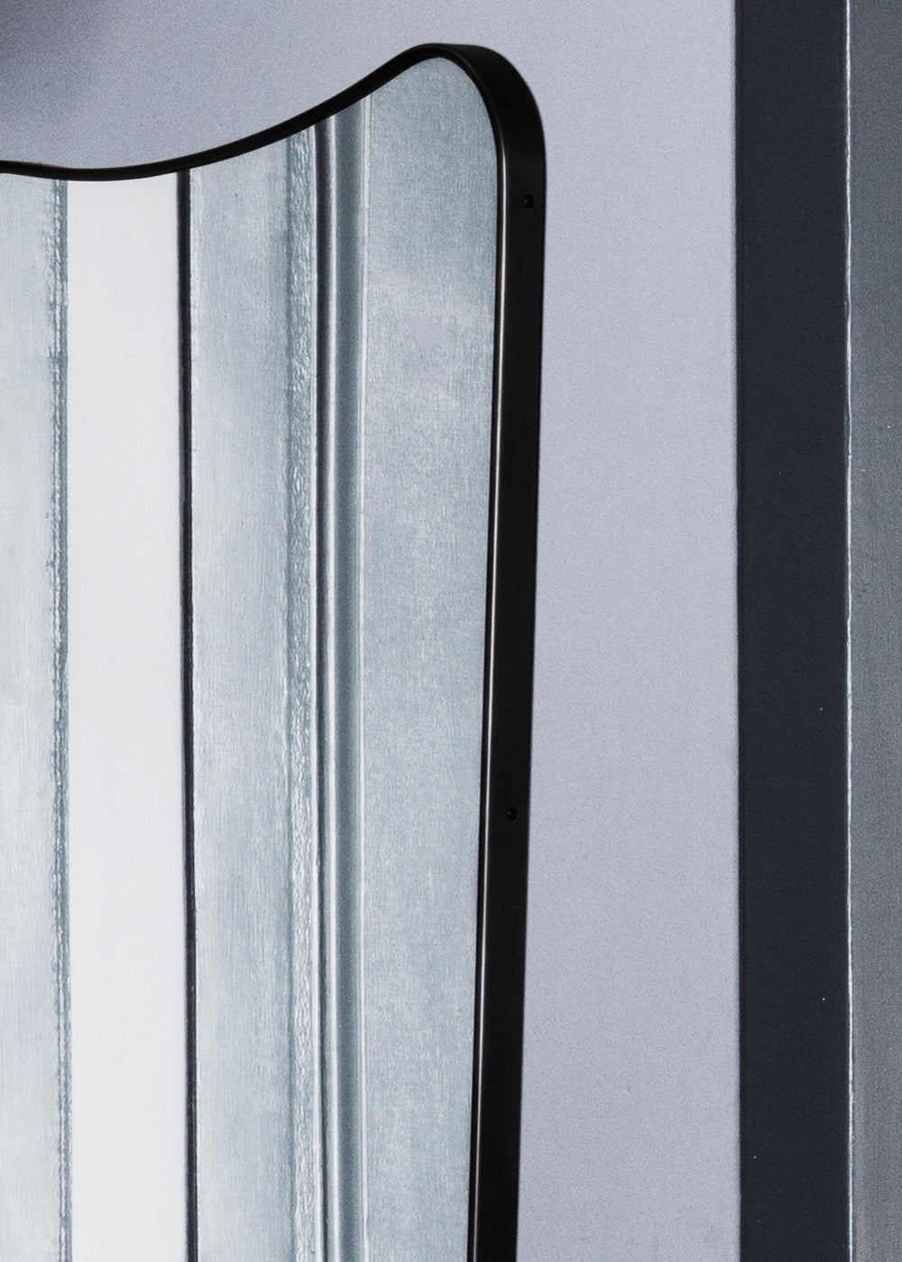 F.A. 33 Rectangular Wall Mirror - Blackened Brass | DSHOP