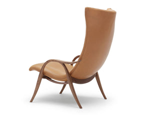 Caramel Leather Lounge Chair | DSHOP