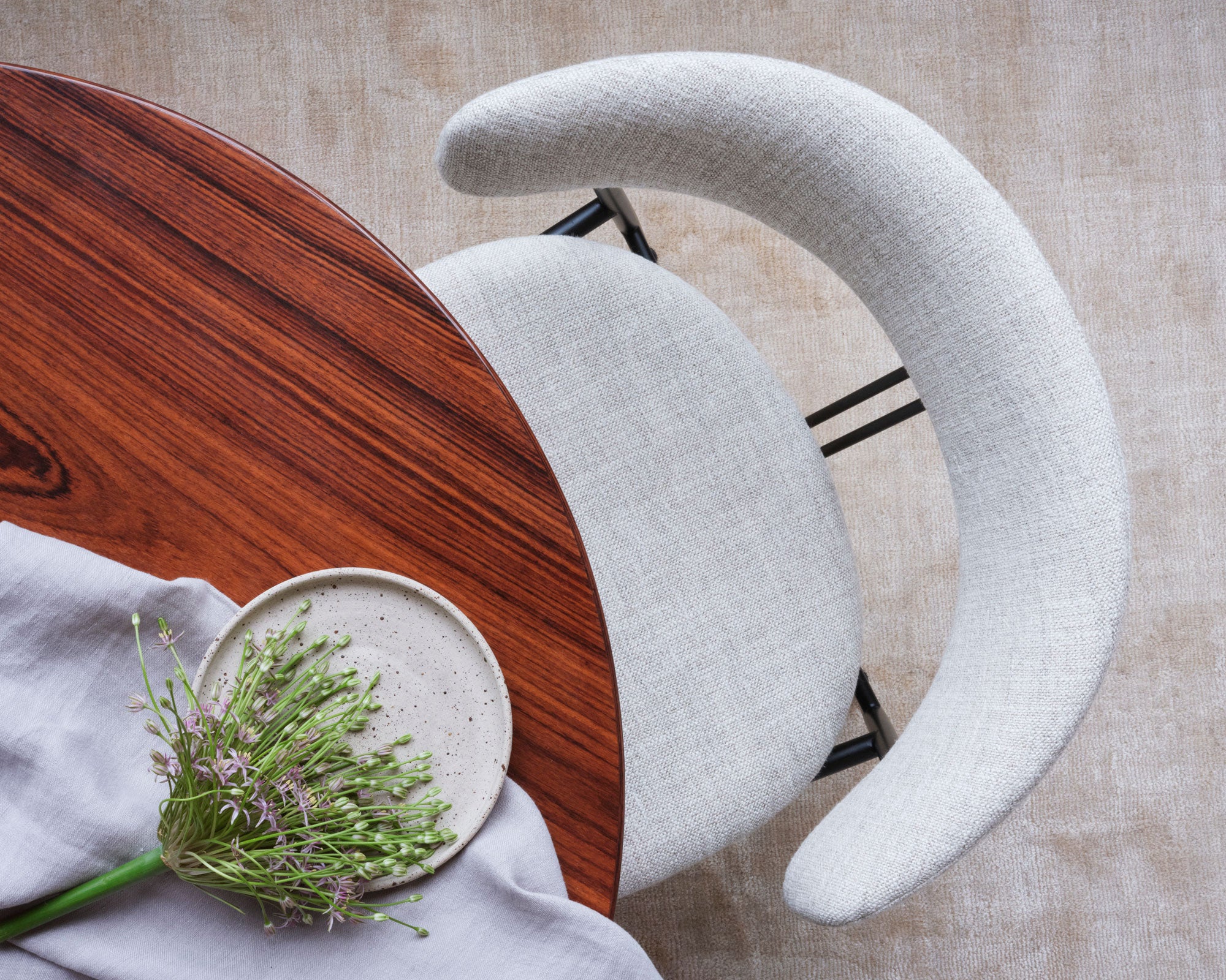 Violin Dining Chair - Fully Upholstered