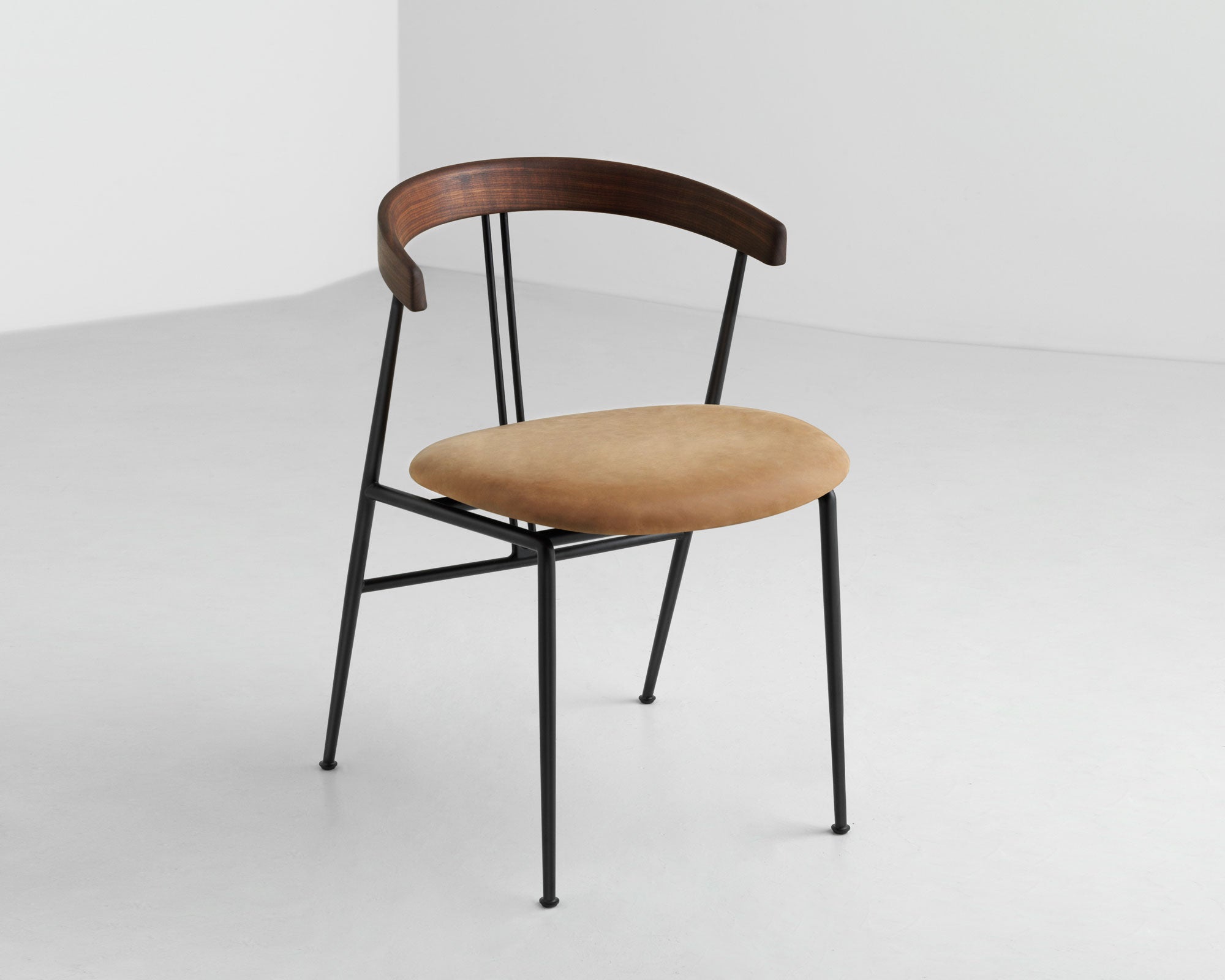 Violin Dining Chair - Wood Backrest