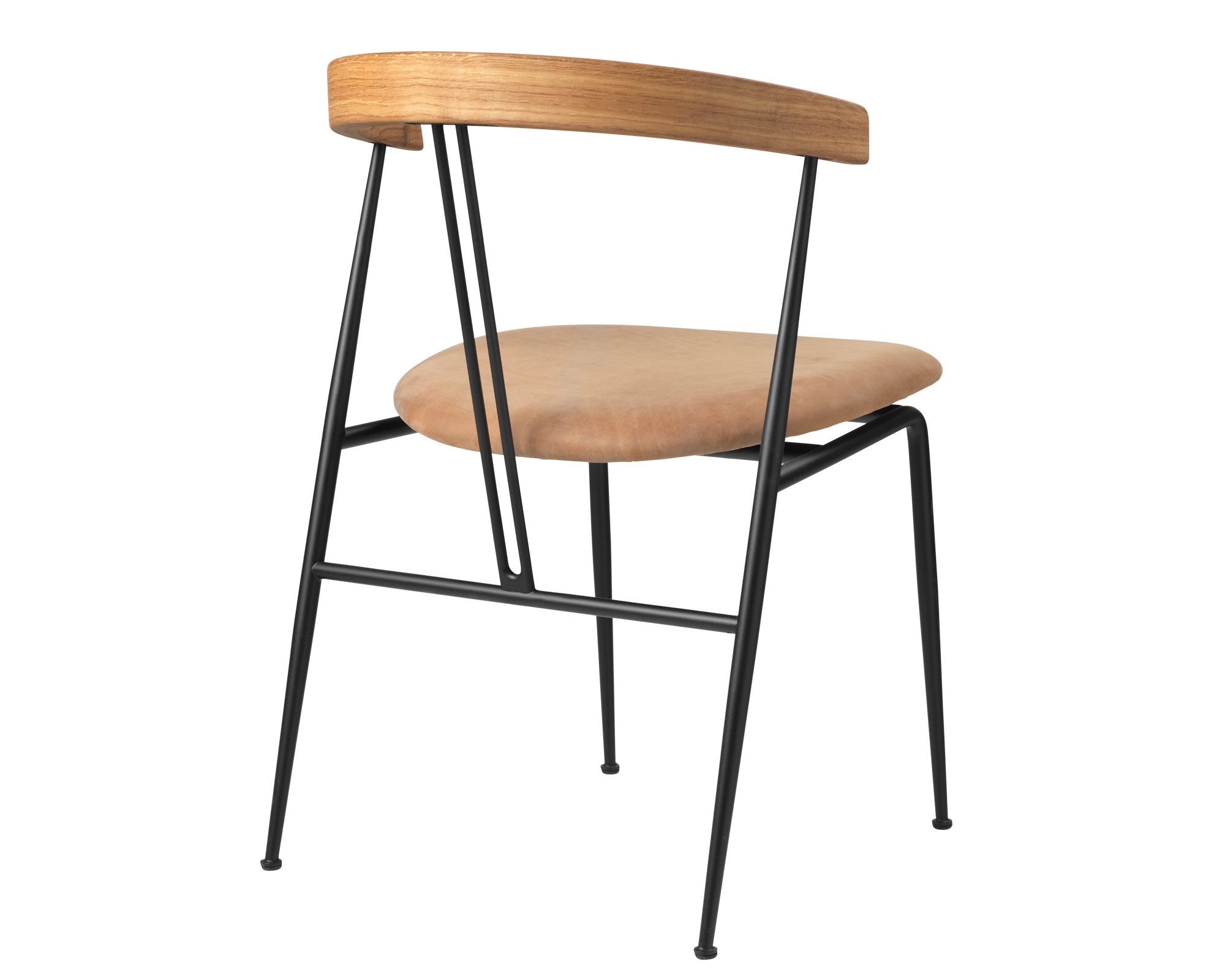 Violin Dining Chair - Wood Backrest