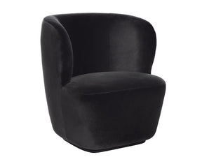 Stay Lounge Chair Small Swivel Velvet | DSHOP