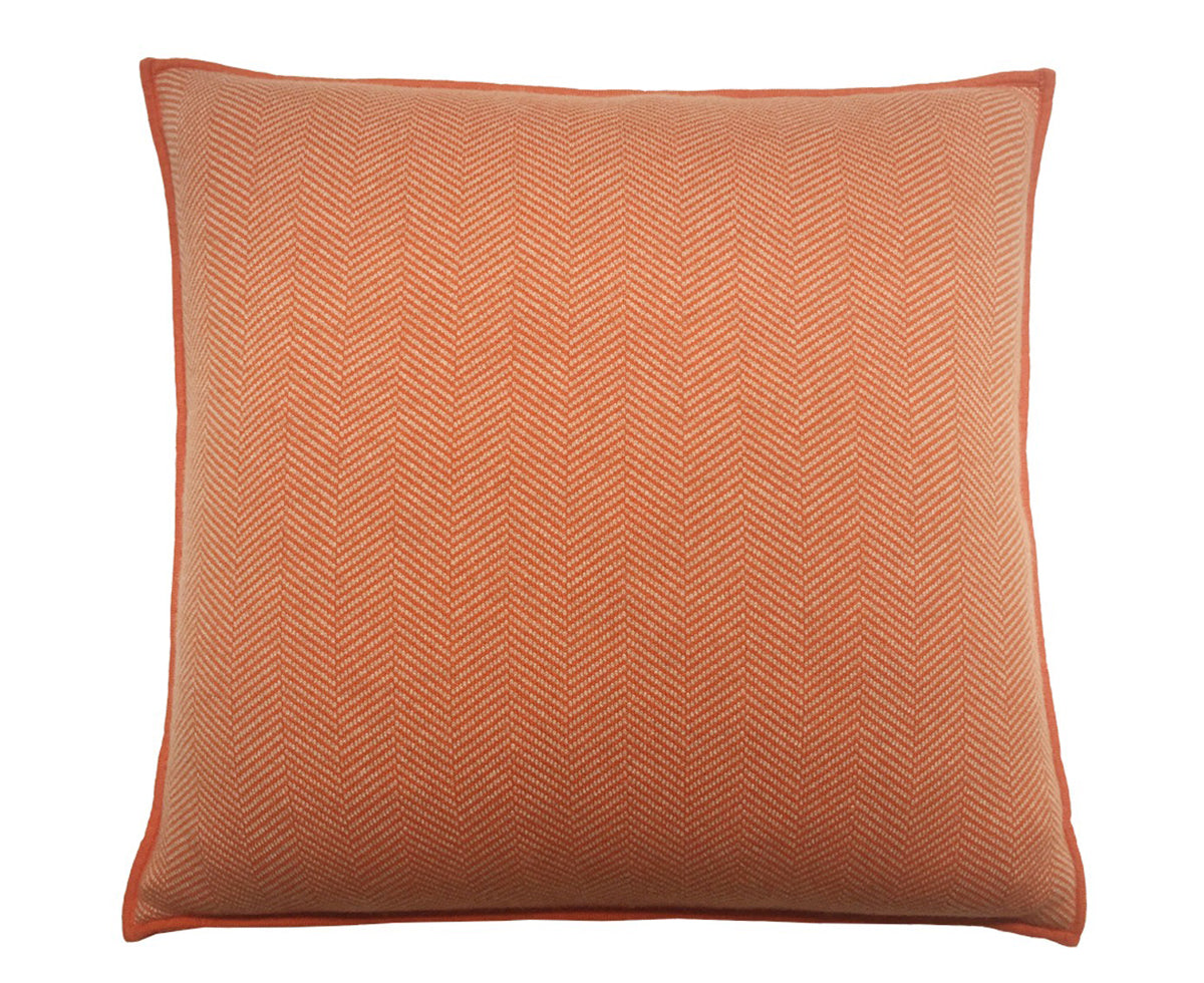 Henry Cashmere Pillow - Orange Sand by Rani Arabella | DSHOP