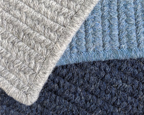 Blue Wool Rug Samples | DSHOP