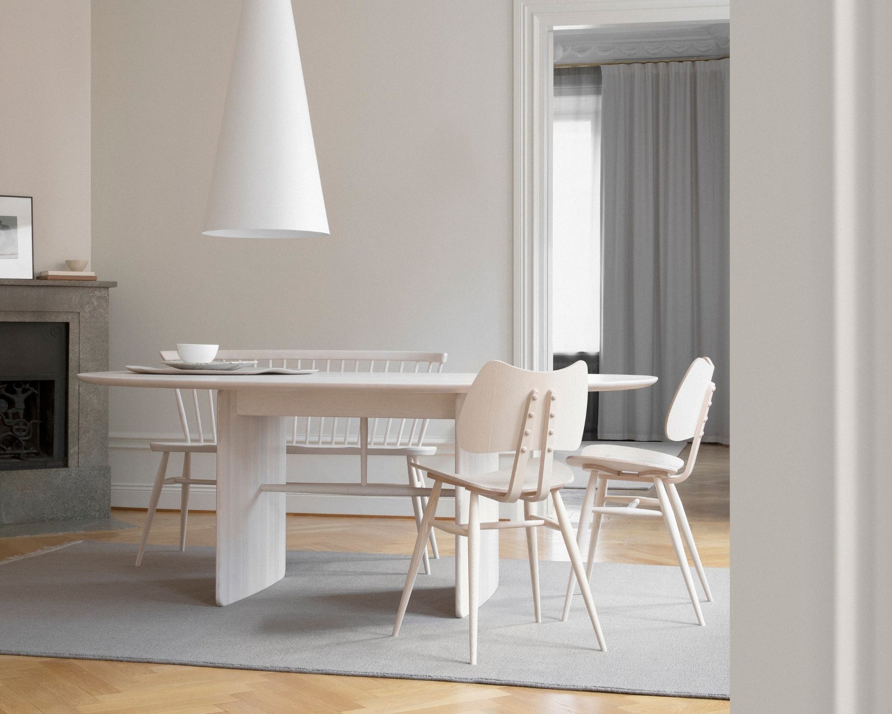 Pale Wood Dining Set | DSHOP