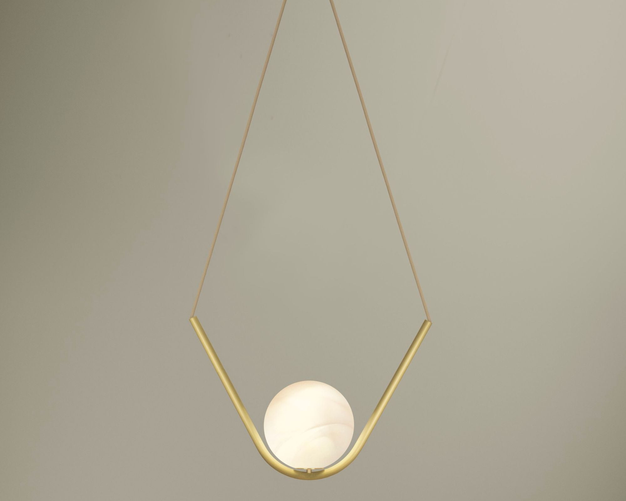 Brass Perle 1 Diamond Pendant | DSHOP