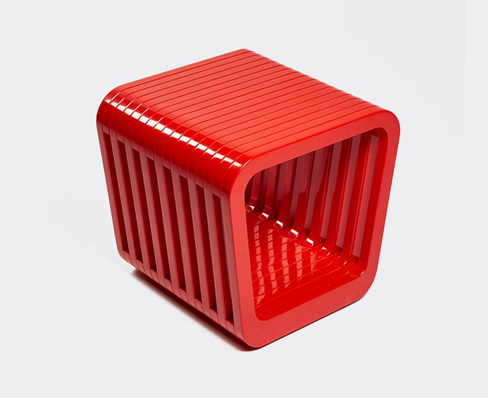 Link Table / Stool - Red Lacquer | DSHOP