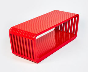 Link Coffee Table / Bench Open - Red Lacquer | DSHOP