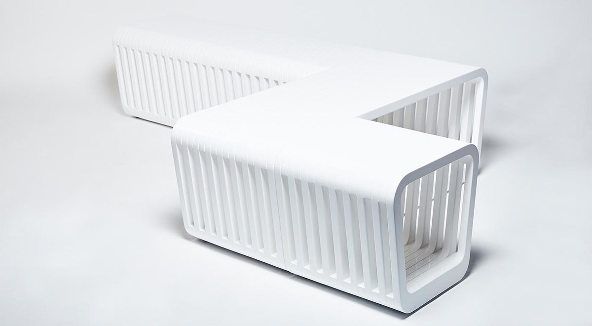 White Lacquered Bench | DSHOP