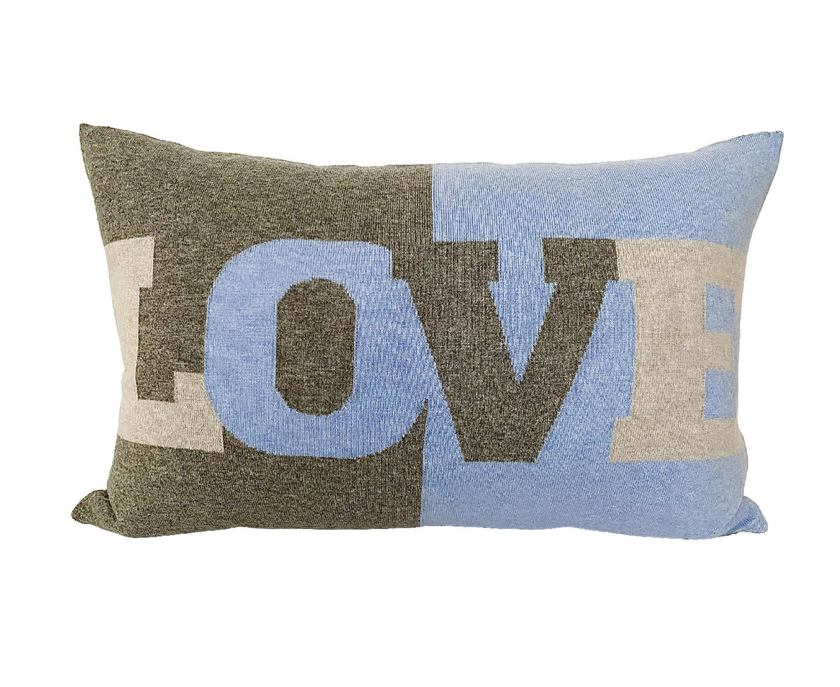 Cashmere Love Pillow - Denim | DSHOP