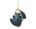 Multi-Light Pendant - Brass / Midnight Blue