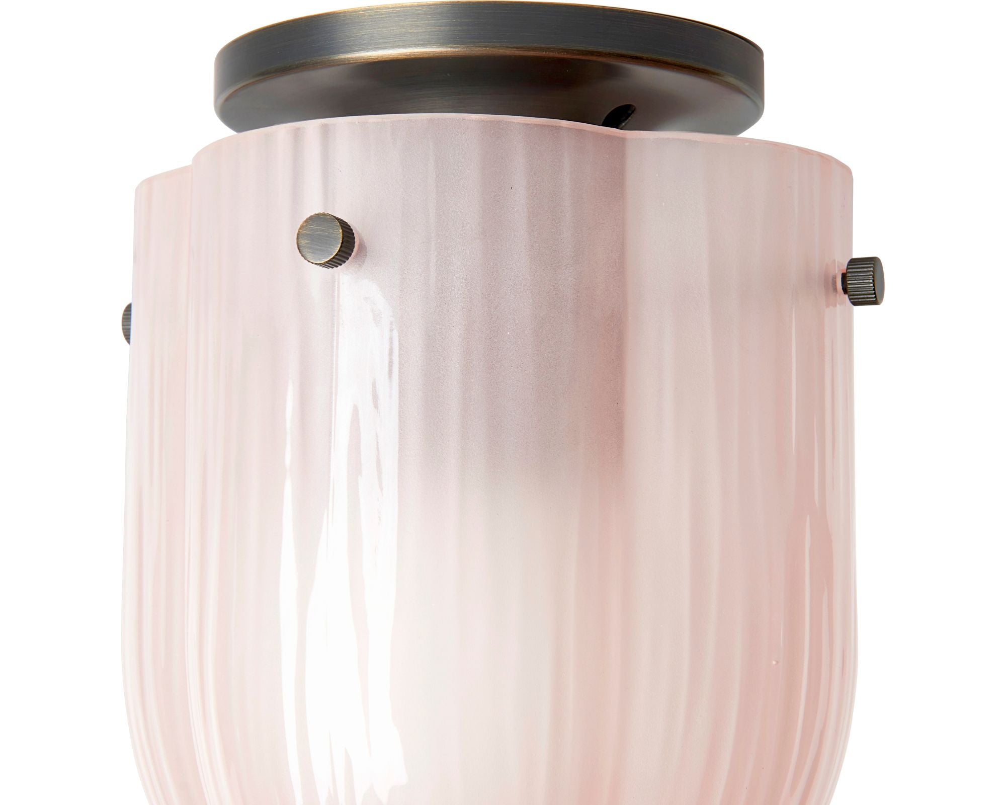 Pink Glass Surface Mount Light | DSHOP