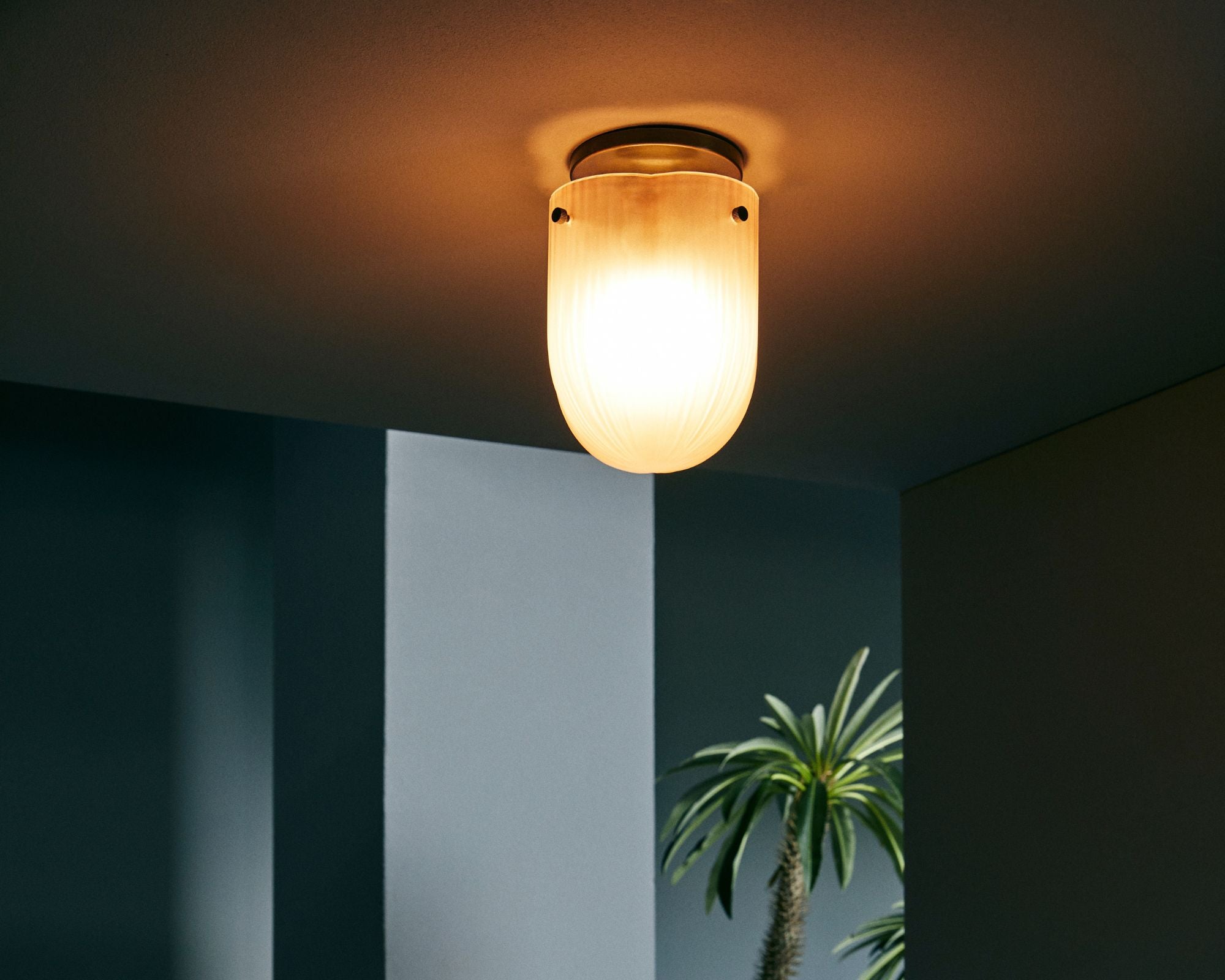 Pink Glass Surface Mount Light | DSHOP