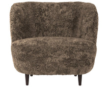 Stay Lounge Chair - Wood Base - Sheepskin