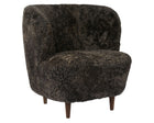 Stay Lounge Chair - Wood Base - Sheepskin