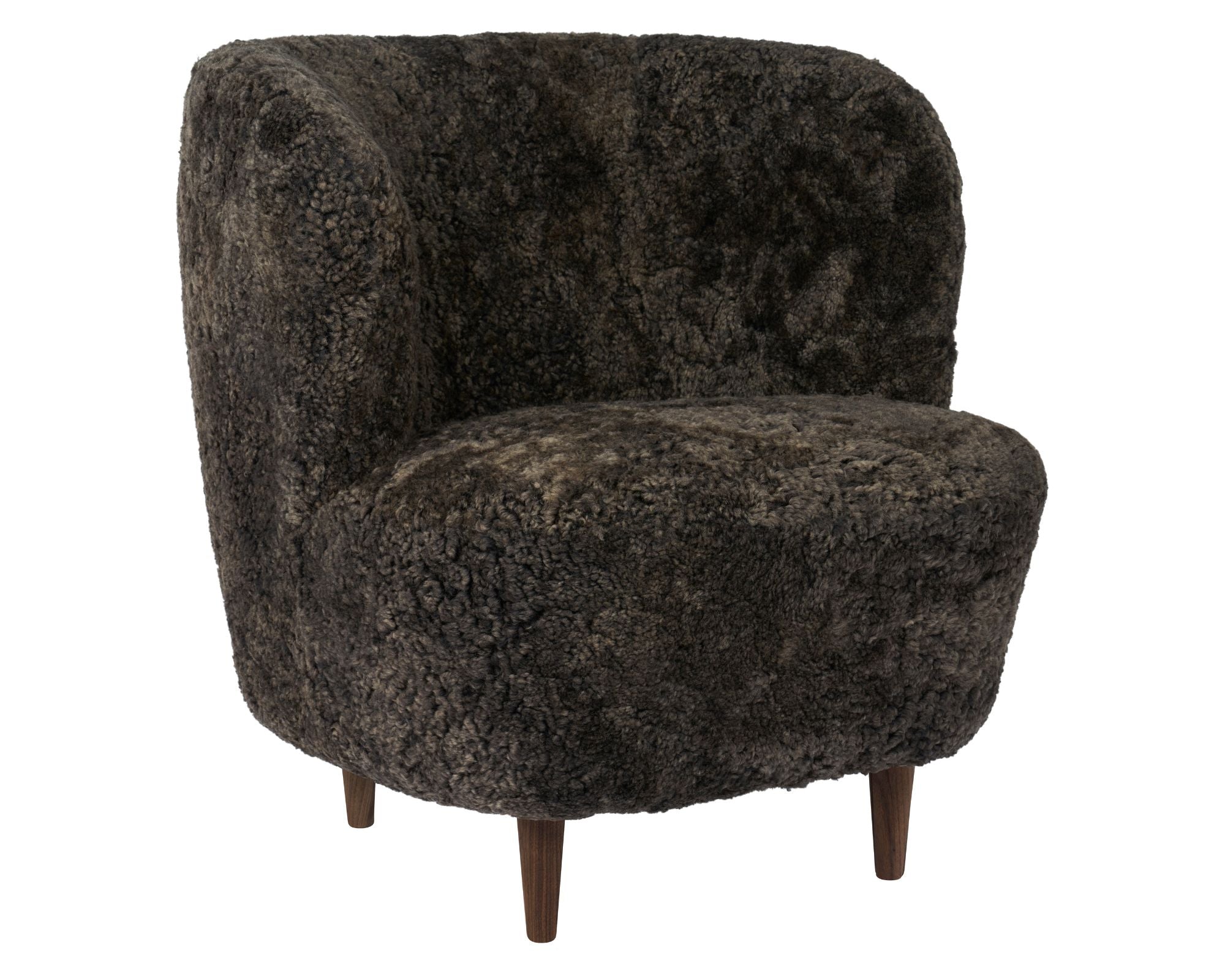 Stay Lounge Chair - Wood Base - Sheepskin