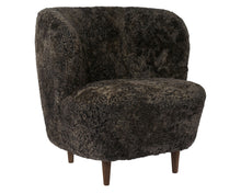 Stay Lounge Chair - Wood Base - Sheepskin