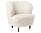 Stay Lounge Chair - Wood Base - Sheepskin