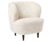 Stay Lounge Chair - Wood Base - Sheepskin