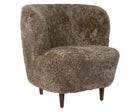 Stay Lounge Chair - Wood Base - Sheepskin