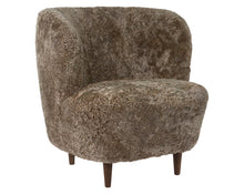 Stay Lounge Chair - Wood Base - Sheepskin