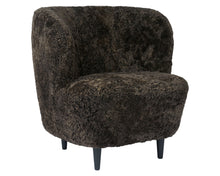 Stay Lounge Chair - Wood Base - Sheepskin