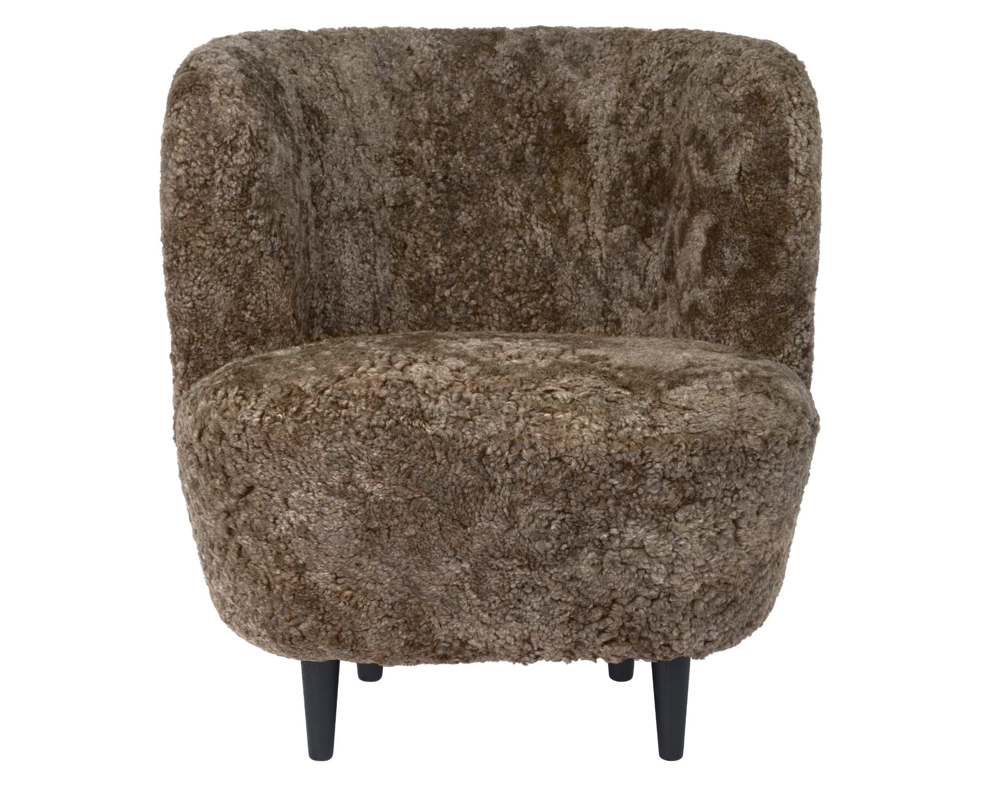 Stay Lounge Chair - Wood Base - Sheepskin