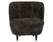 Stay Lounge Chair - Wood Base - Sheepskin
