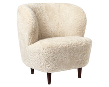 Stay Lounge Chair - Wood Base - Sheepskin
