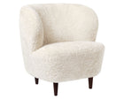 Stay Lounge Chair - Wood Base - Sheepskin
