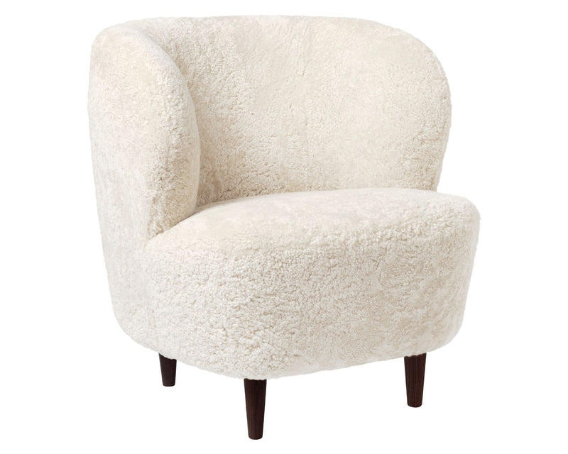 Stay Lounge Chair - Wood Base - Sheepskin