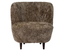 Stay Lounge Chair - Wood Base - Sheepskin