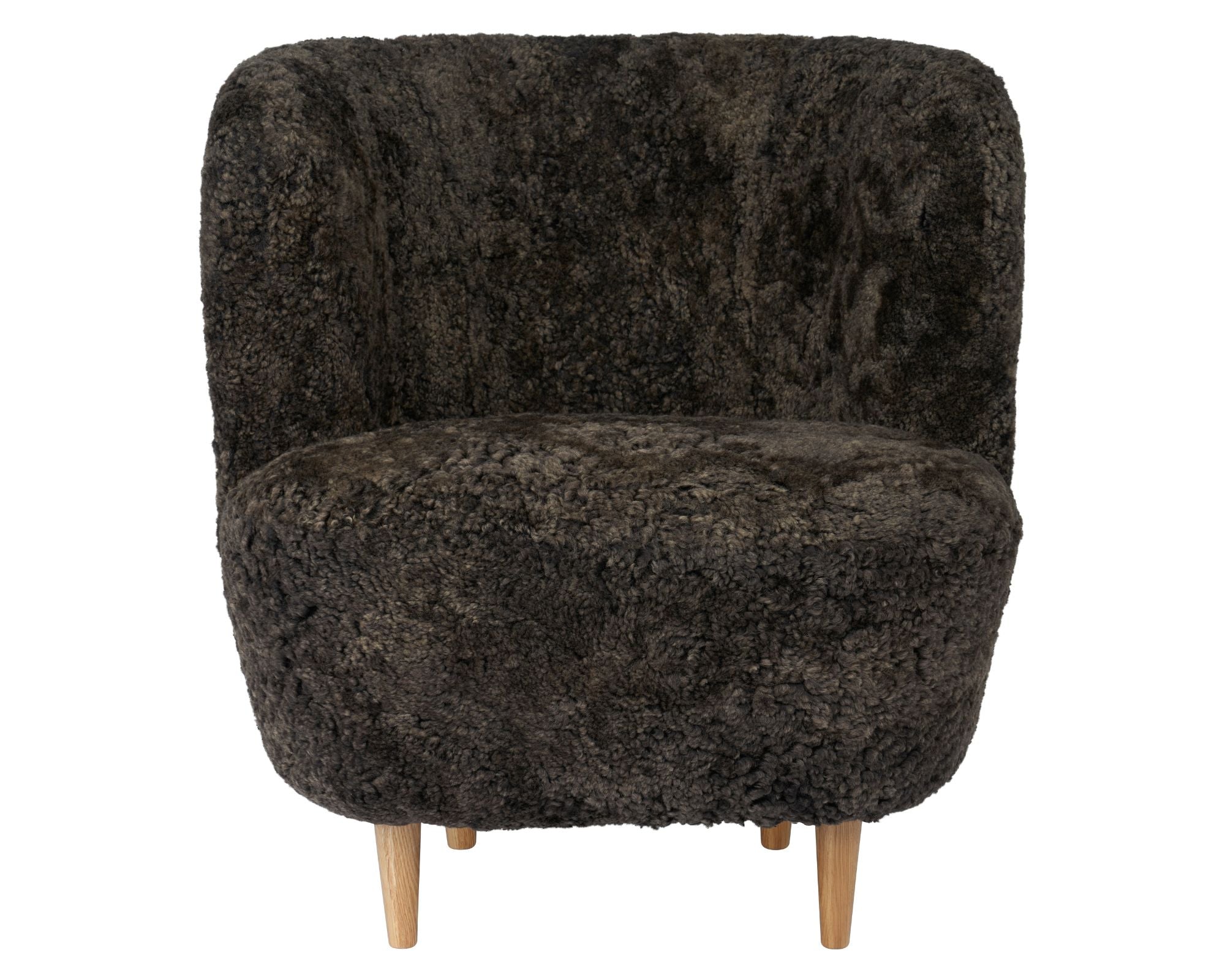 Stay Lounge Chair - Wood Base - Sheepskin