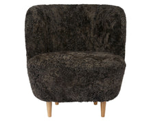 Stay Lounge Chair - Wood Base - Sheepskin